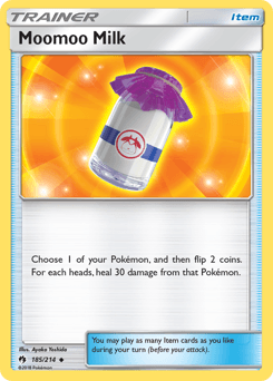 Moomoo Milk 185/214 — Lost Thunder