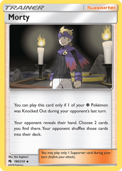 Morty 186/214 — Lost Thunder