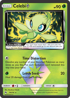 Celebi ◇ 19/214 — Lost Thunder