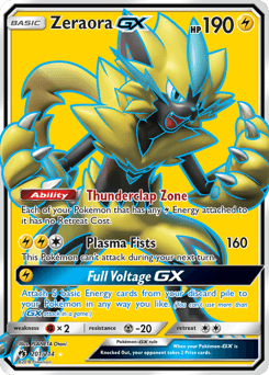 Zeraora-GX 201/214 — Lost Thunder