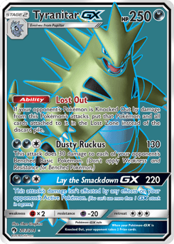 Tyranitar-GX 203/214 — Lost Thunder