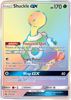 Shuckle-GX 215/214 — Lost Thunder