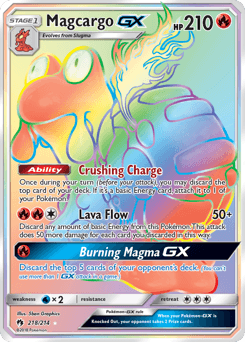 Magcargo-GX 218/214 — Lost Thunder