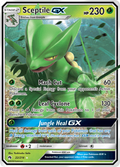 Sceptile-GX 22/214 — Lost Thunder
