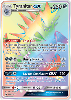 Tyranitar-GX 223/214 — Lost Thunder