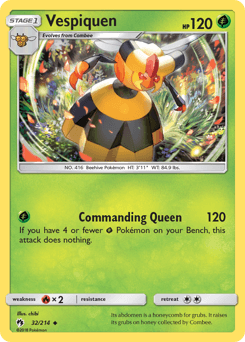 Vespiquen 32/214 — Lost Thunder