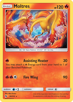 Moltres 38/214 — Lost Thunder