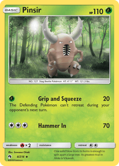 Pinsir 4/214 — Lost Thunder