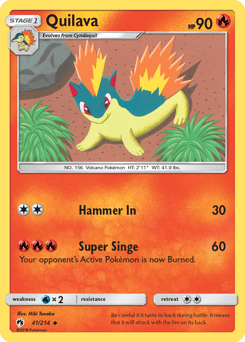 Quilava 41/214 — Lost Thunder