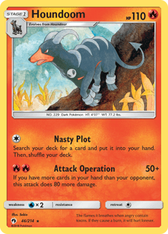 Houndoom 46/214 — Lost Thunder