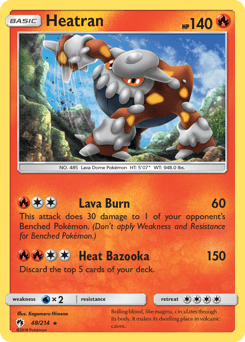 Heatran 48/214 — Lost Thunder