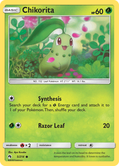 Chikorita 5/214 — Lost Thunder