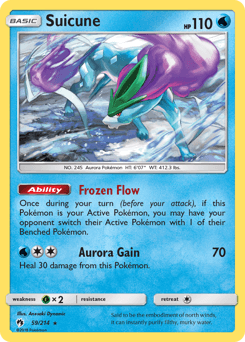 Suicune 59/214 — Lost Thunder