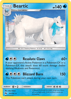Beartic 62/214 — Lost Thunder