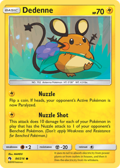 Dedenne 84/214 — Lost Thunder