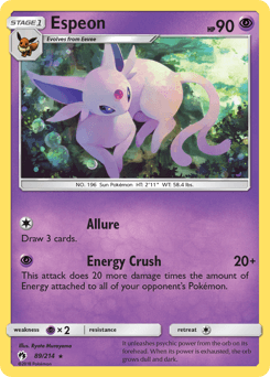 Espeon 89/214 — Lost Thunder