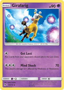 Girafarig 94/214 — Lost Thunder