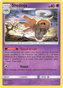 Shedinja 95/214 — Lost Thunder