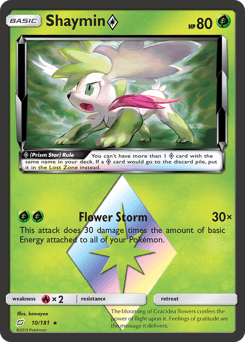 Shaymin ◇ 10/181 — Team Up