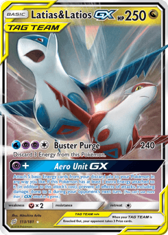 Latias & Latios-GX 113/181 — Team Up