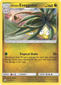 Alolan Exeggutor 114/181 — Team Up