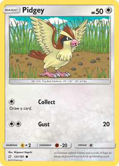 Pidgey 121/181 — Team Up