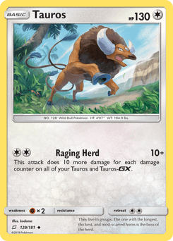 Tauros 129/181 — Team Up