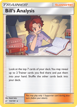 Bill's Analysis 133/181 — Team Up