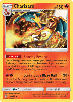 Charizard 14/181 — Team Up
