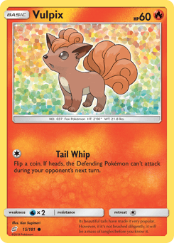 Vulpix 15/181 — Team Up