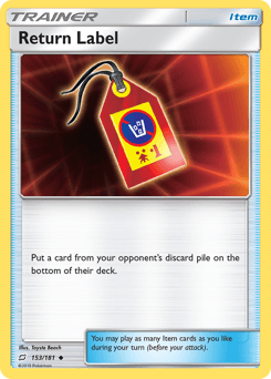 Return Label 153/181 — Team Up