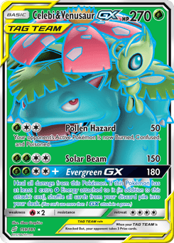 Celebi & Venusaur-GX 159/181 — Team Up