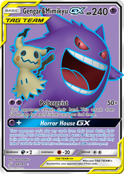 Gengar & Mimikyu-GX 164/181 — Team Up