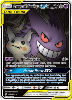 Gengar & Mimikyu-GX 165/181 — Team Up