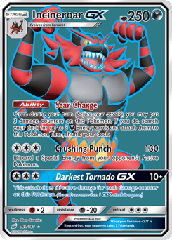 Incineroar-GX 167/181 — Team Up