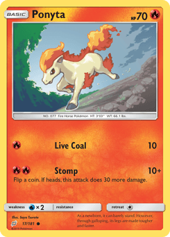 Ponyta 17/181 — Team Up
