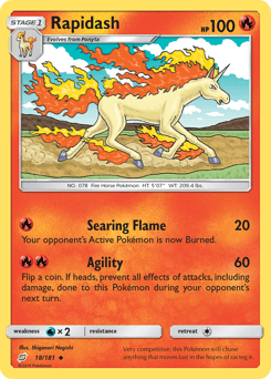 Rapidash 18/181 — Team Up