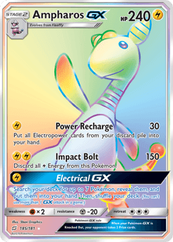 Ampharos-GX 185/181 — Team Up