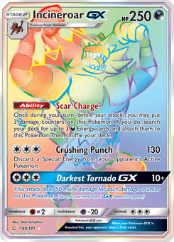 Incineroar-GX 188/181 — Team Up