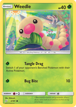 Weedle 2/181 — Team Up