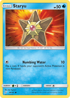 Staryu 28/181 — Team Up