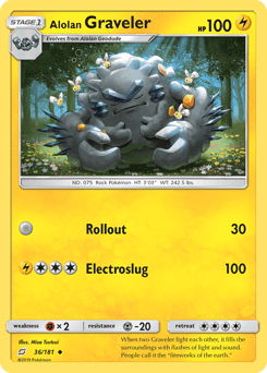 Alolan Graveler 36/181 — Team Up