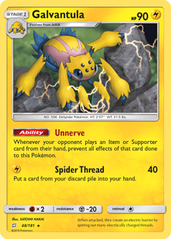 Galvantula 48/181 — Team Up