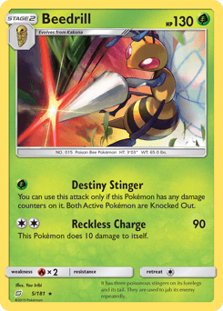Beedrill 5/181 — Team Up