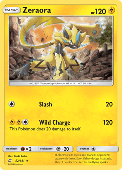Zeraora 52/181 — Team Up