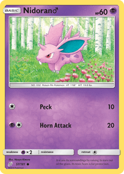 Nidoran ♂ 57/181 — Team Up