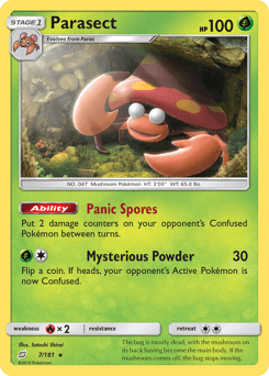 Parasect 7/181 — Team Up