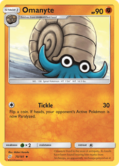 Omanyte 75/181 — Team Up