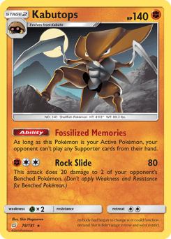 Kabutops 78/181 — Team Up