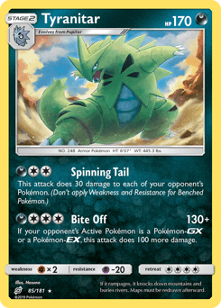Tyranitar 85/181 — Team Up